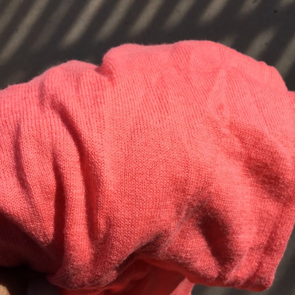 Coral Pink Cardigan Light Sweater - Picture 4 of 4